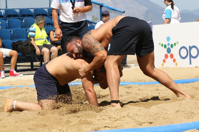 Beach Wrestling: Greece to Compete for Nine Medals