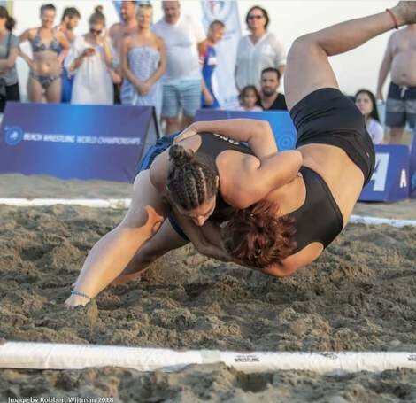 Beach Wrestling