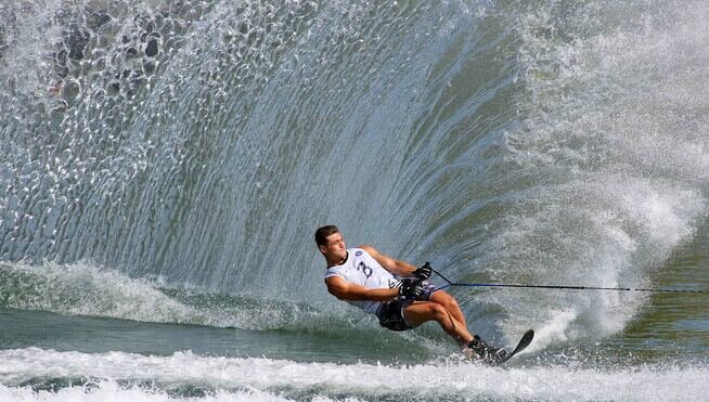 Water Skiing-Slalom: KYPRIOS and FRANC show their (Ski)lls!