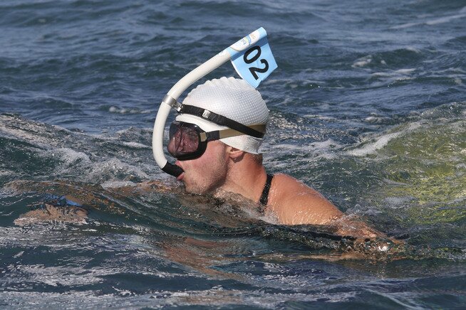 Finswimming: Ενα παιδί από ασήμι!